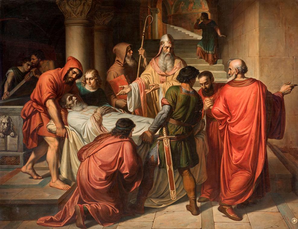 Michael Kovács, Übergabe des Leichnams des heiligen Markus in Alexandria an die Venezianer, 184…
