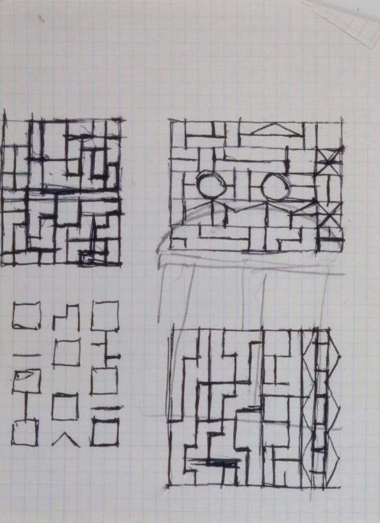 Entwürfe für Eisengittertore für das Blutgassenviertel in Wien, Innere Stadt