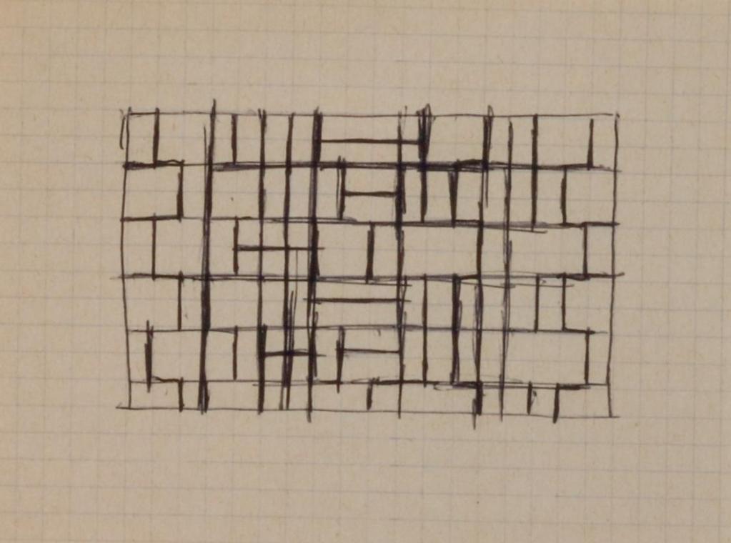 Entwurf für Eisengittertore für das Blutgassenviertel in Wien, Innere Stadt