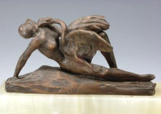 Gustinus Ambrosi, Leda mit dem Schwan, um 1920, Bronze, H: 6 cm, Belvedere, Wien, Inv.-Nr. A 12…