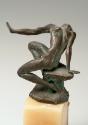 Gustinus Ambrosi, Studie zum Narcissus, um 1920, Bronze, H: 8 cm, Belvedere, Wien, Inv.-Nr. A 1 ...