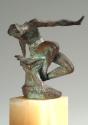 Gustinus Ambrosi, Studie zum Narcissus, um 1920, Bronze, H: 8 cm, Belvedere, Wien, Inv.-Nr. A 1…