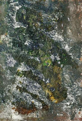 Franz Grabmayr, Tanz, 1986–1993, Materialbild auf Karton, 101 × 68,5 cm, Belvedere, Wien, Inv.-…