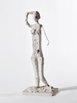 Fritz Wotruba, Kleine stehende weibliche Figur, unvollendet, Um 1950, Gipsguss nach Tonmodell, …