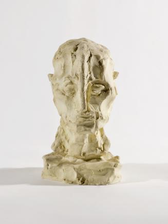 Fritz Wotruba, Kopf eines Mannes, 1972, Gipsguss nach Tonmodell, 17,5 × 10 × 12,5 cm, Belvedere…