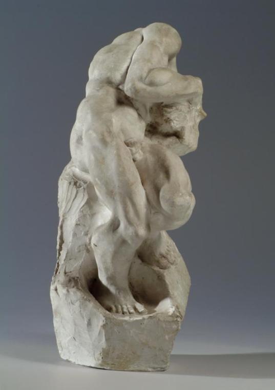 Gustinus Ambrosi, Entwurf I für das Grabmal von Friedrich Nitzsche (Aus dem Zyklus der Zerquält…