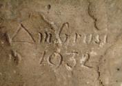 Gustinus Ambrosi, Blanche Marchesi, Detail: Bezeichnung, 1932, Gips, getönt, H: 46 cm, Belveder…
