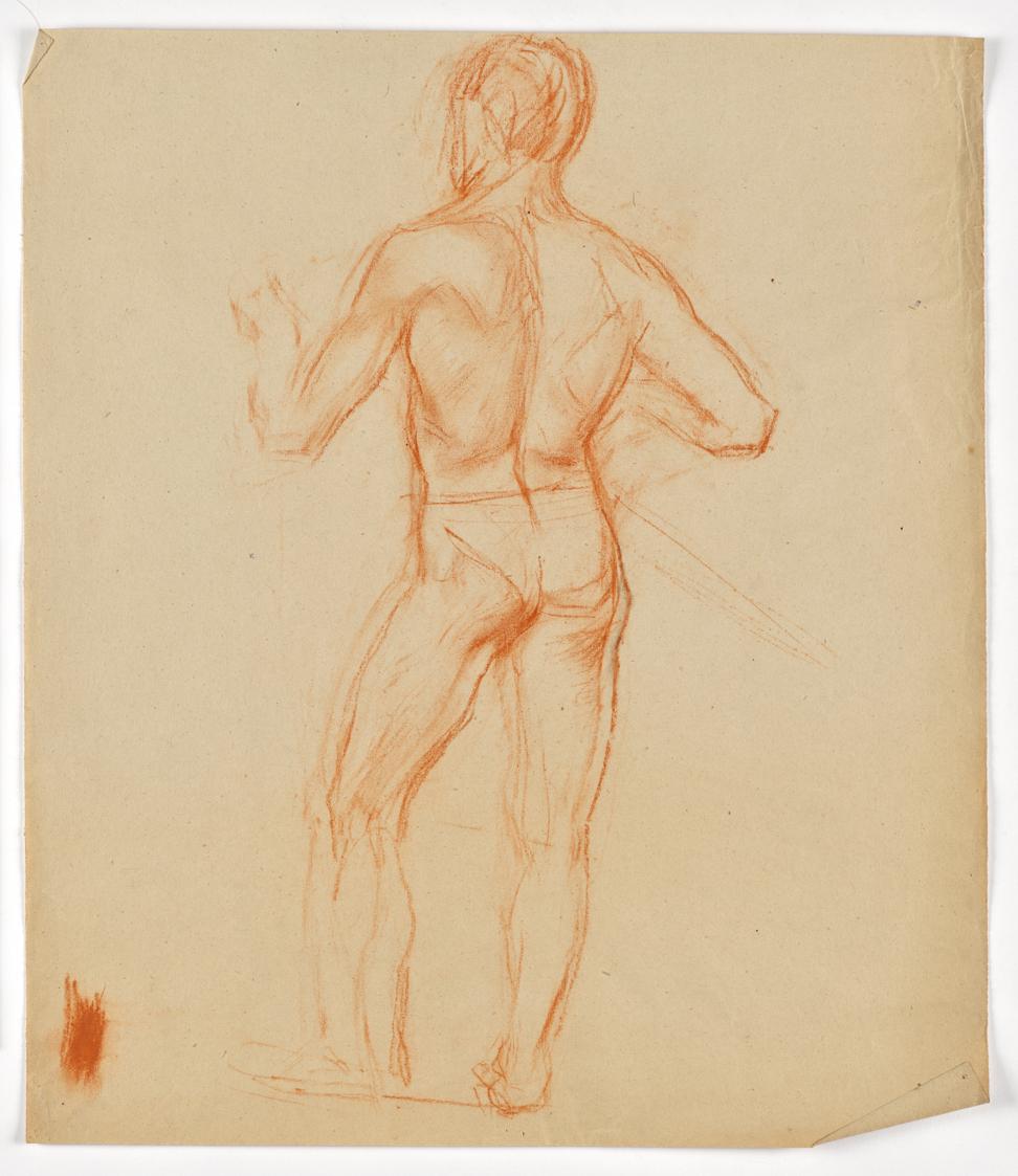 Male Nude from Behind