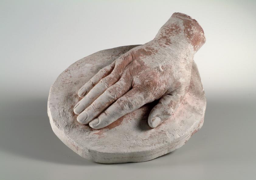 Gustinus Ambrosi, Rechte Hand des Bundespräsidenten Dr. Karl Renner, 1950, Gips, patiniert, H: …