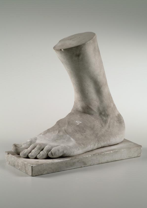 Linker männlicher Fuß (Lebendabguss) ("Ä.I.")