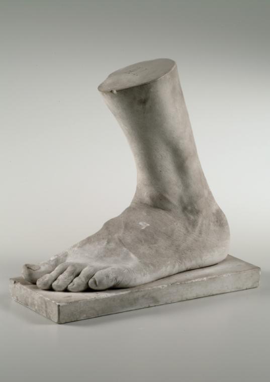 Linker männlicher Fuß (Lebendabguss) ("Ä.I.")