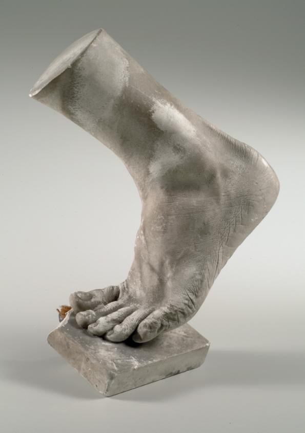 Linker weiblicher Fuß (Lebendabguss)
