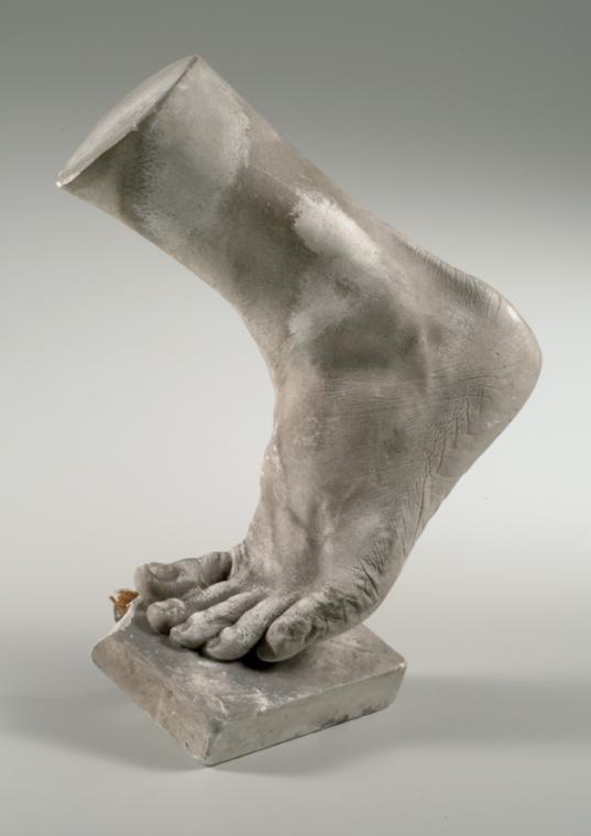 Linker weiblicher Fuß (Lebendabguss)
