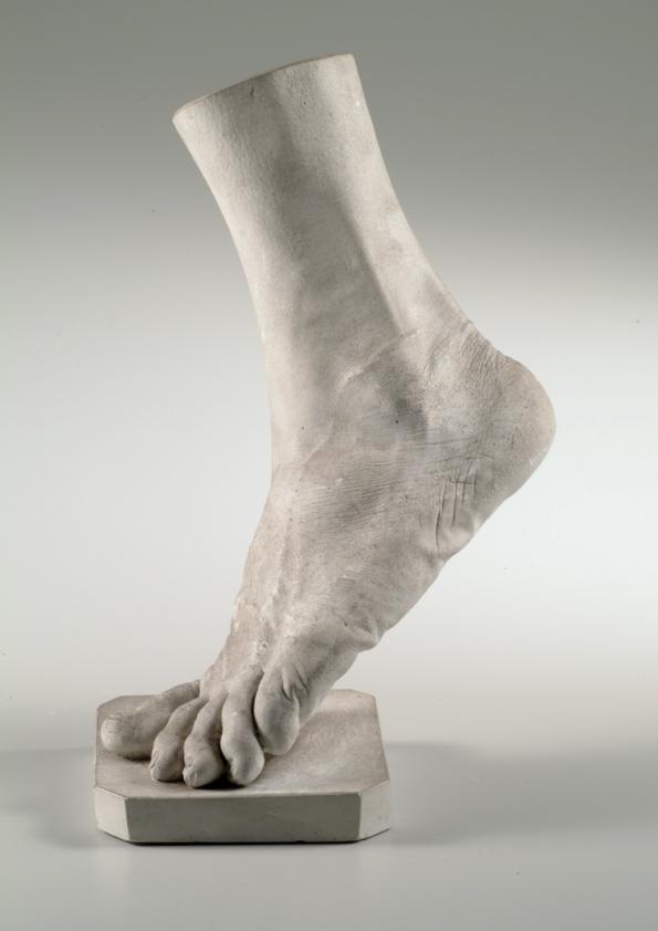 Linker männlicher Fuß (Lebendabguss)