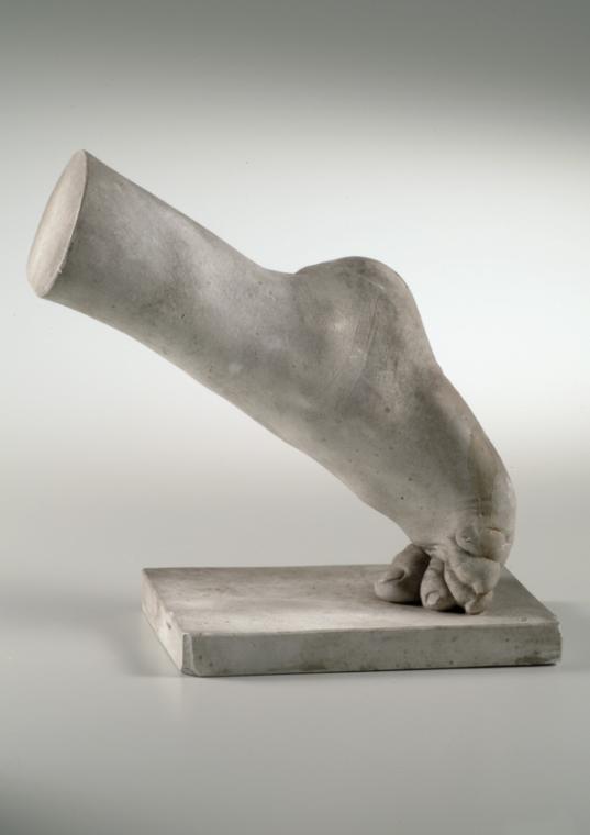 Linker männlicher Fuß (Lebendabguss)