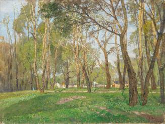 Tina Blau, Krieau im Prater, 1902, Öl auf Leinwand, 75,5 x 105 cm, Belvedere, Wien, Inv.-Nr. 53 ...