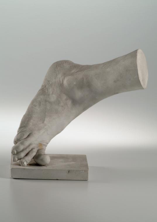 Rechter weiblicher Fuß (Lebendabguss)