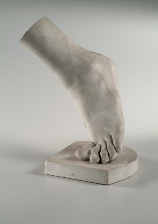 Linker weiblicher Fuß (Lebendabguss)