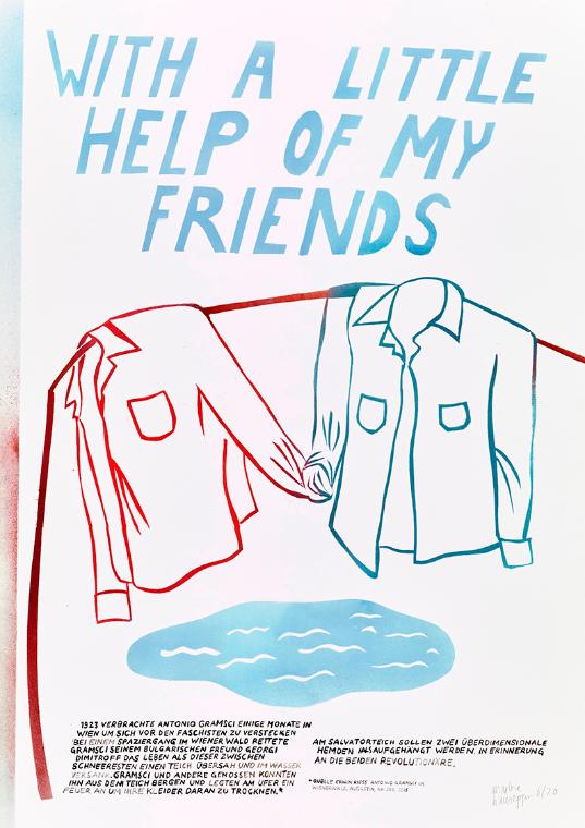 Marlene Hausegger, With a Little Help of my Friends, 2015, C-Print auf Büttenpapier, Blattmaße:…