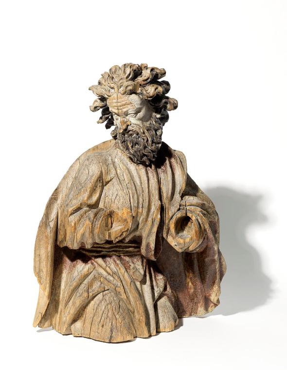 Michael Zürn, Gottvater (Apostel ?), wohl um 1630/1650, Lindenholz, 47 cm, Belvedere, Wien, Inv ...