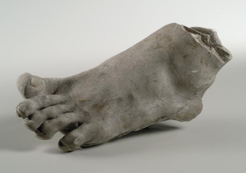 Linker männlicher Fuß (Lebendabguss)