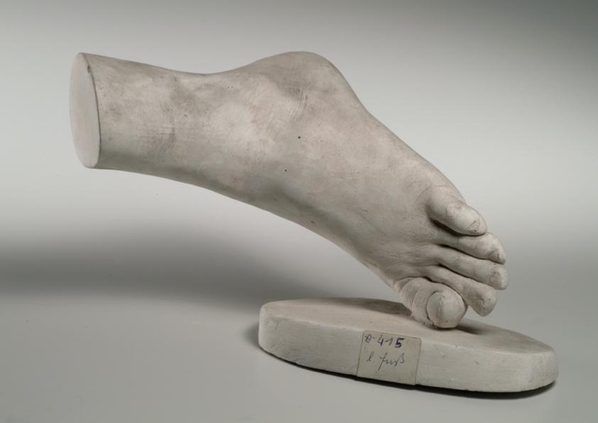 Linker weiblicher Fuß (Lebendabguss)
