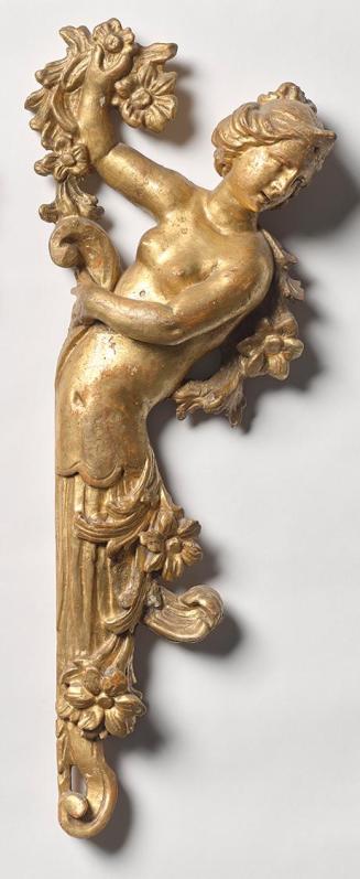 Karyatide, undatiert, Holz, geschnitzt und vergoldet, 58 × 21 × 7 cm, Belvedere, Wien, Inv.-Nr.…