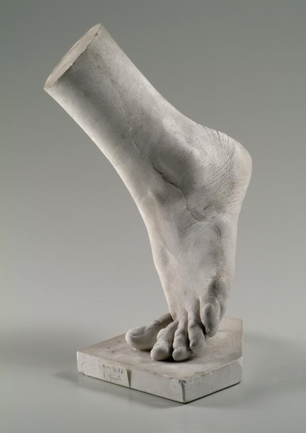 Linker weiblicher Fuß (Lebendabguss)