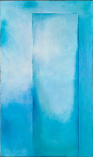 Rudolf Goessl, Ohne Titel, 1970, Acryl auf Leinwand, 200 × 120 cm, Belvedere, Wien, Inv.-Nr. 11…