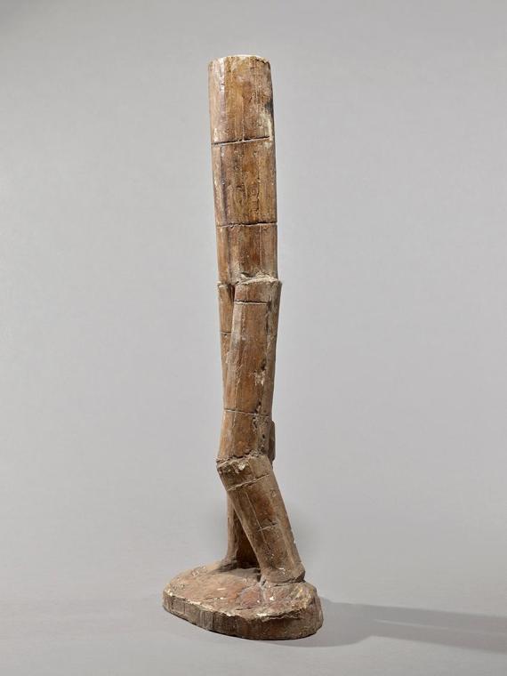 Fritz Wotruba, Stehender Torso, 1953/1954, Gipsguss nach Tonmodell, 80 × 28,5 × 20 cm, Belveder…