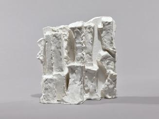 Fritz Wotruba, Drei Torsofiguren in der Art eines Reliefs, Modellteil für das nicht zur Ausführ…