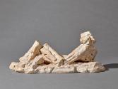 Fritz Wotruba, Liegende Figur I, 1972, Gipsguss nach Tonmodell, 16 × 40,5 × 14,5 cm, Belvedere, ...