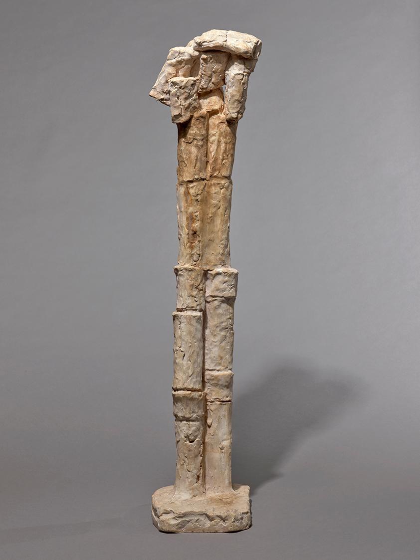 Fritz Wotruba, Karyatide, 1963, Gipsguss nach Tonmodell, 88 × 18 × 23 cm, Belvedere, Wien, Inv.…