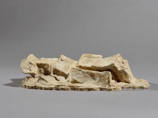 Fritz Wotruba, Liegende Figur IV, 1972, Gipsguss nach Tonmodell, 45 × 12 × 19 cm, Belvedere, Wi…
