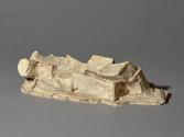 Fritz Wotruba, Liegende Figur IV, 1972, Gipsguss nach Tonmodell, 45 × 12 × 19 cm, Belvedere, Wi…
