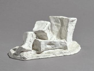 Fritz Wotruba, Liegende Figur V, 1973, Gipsguss nach Tonmodell, 24,5 × 11 × 14,5 cm, Belvedere, ...