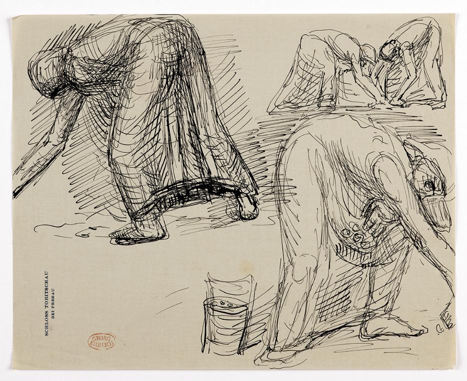 Skizze Obstsammlerinnen