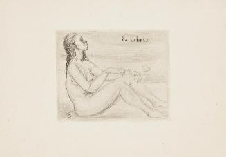 Georg Ehrlich, Ex Libris, Radierung, Blattmaße: 14 × 19,8 cm, Belvedere, Wien, Inv.-Nr. 10265/3…