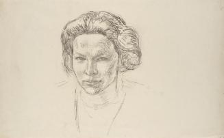 Walther Gamerith, Damenbildnis, undatiert, Kohle auf Papier, 45,5 x 73 cm, Belvedere, Wien, Inv…