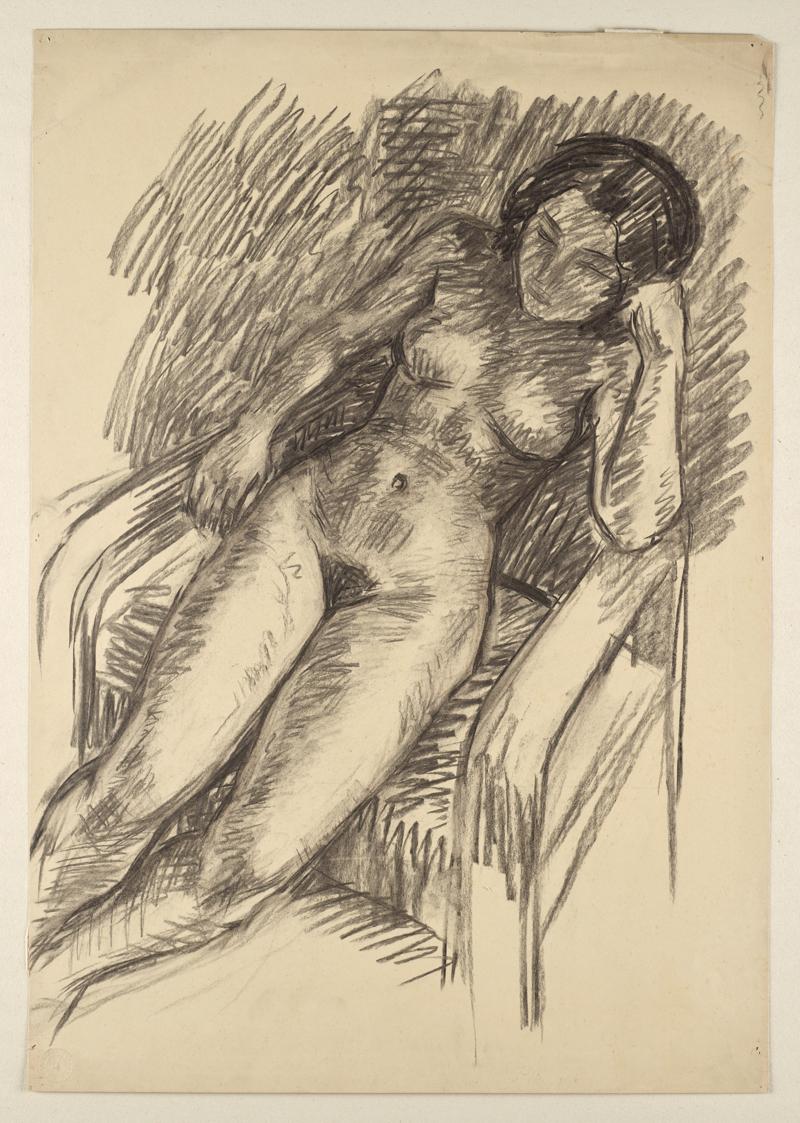Seated Female Nude