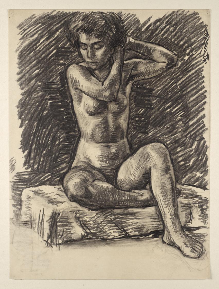Seated Female Nude
