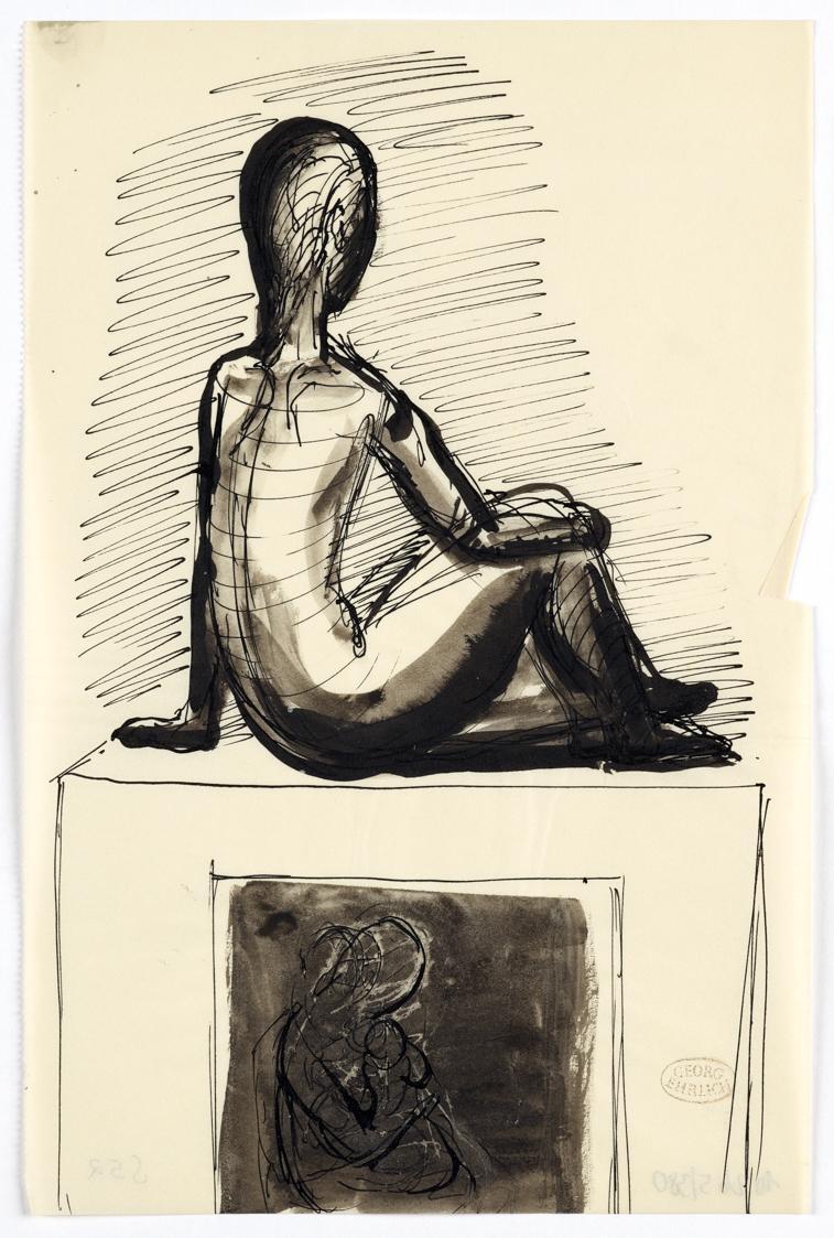 Brunnenentwurf (Rückseite)