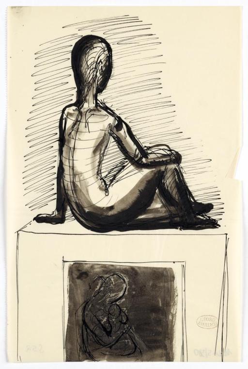 Brunnenentwurf (Rückseite)