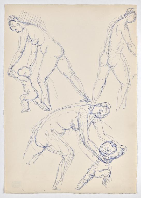 Mutter, Kind führend (Studien)