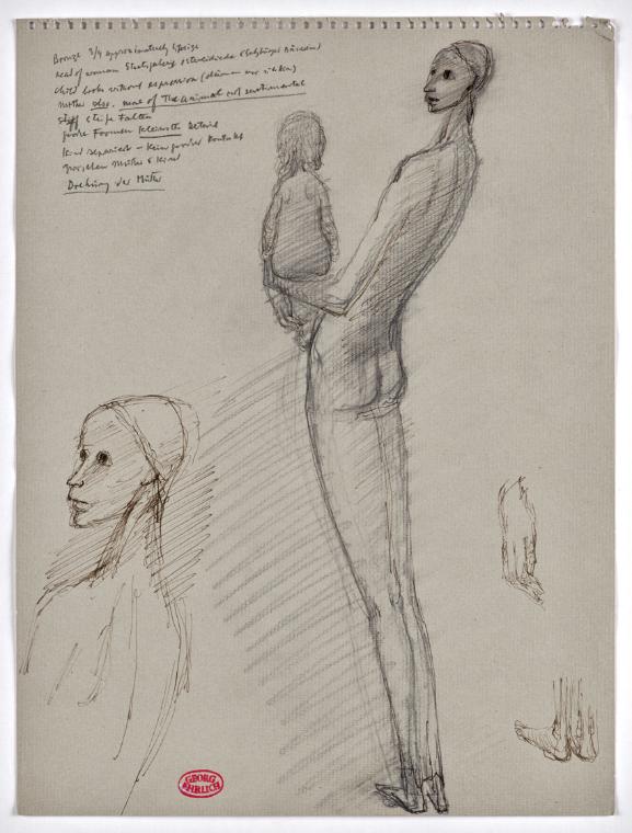 Entwürfe für eine Skulpturengruppe