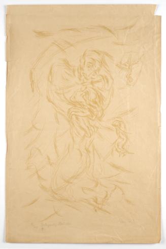 Georg Ehrlich, Dostojewsky Illustration, undatiert, Lithografie auf Papier, Blattmaße: 64 × 41,…