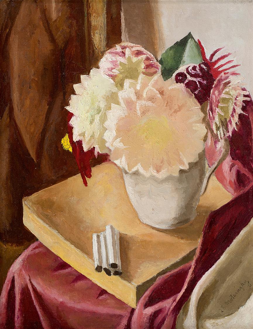 Marie-Louise von Motesiczky, Zigaretten am Tisch, 1928, Öl auf Leinwand, 39,8 × 31 cm, Belveder…