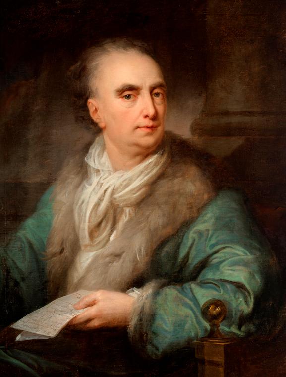 Josef Mathias Grassi, Marquis de Llano, spanischer Gesandter in Wien, 1790, Öl auf Leinwand, 87…