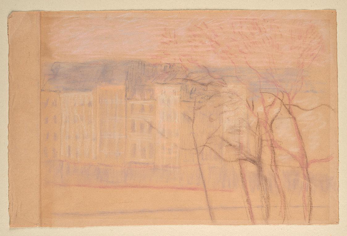 Häuserzeile in Paris, Quai d'Anjou