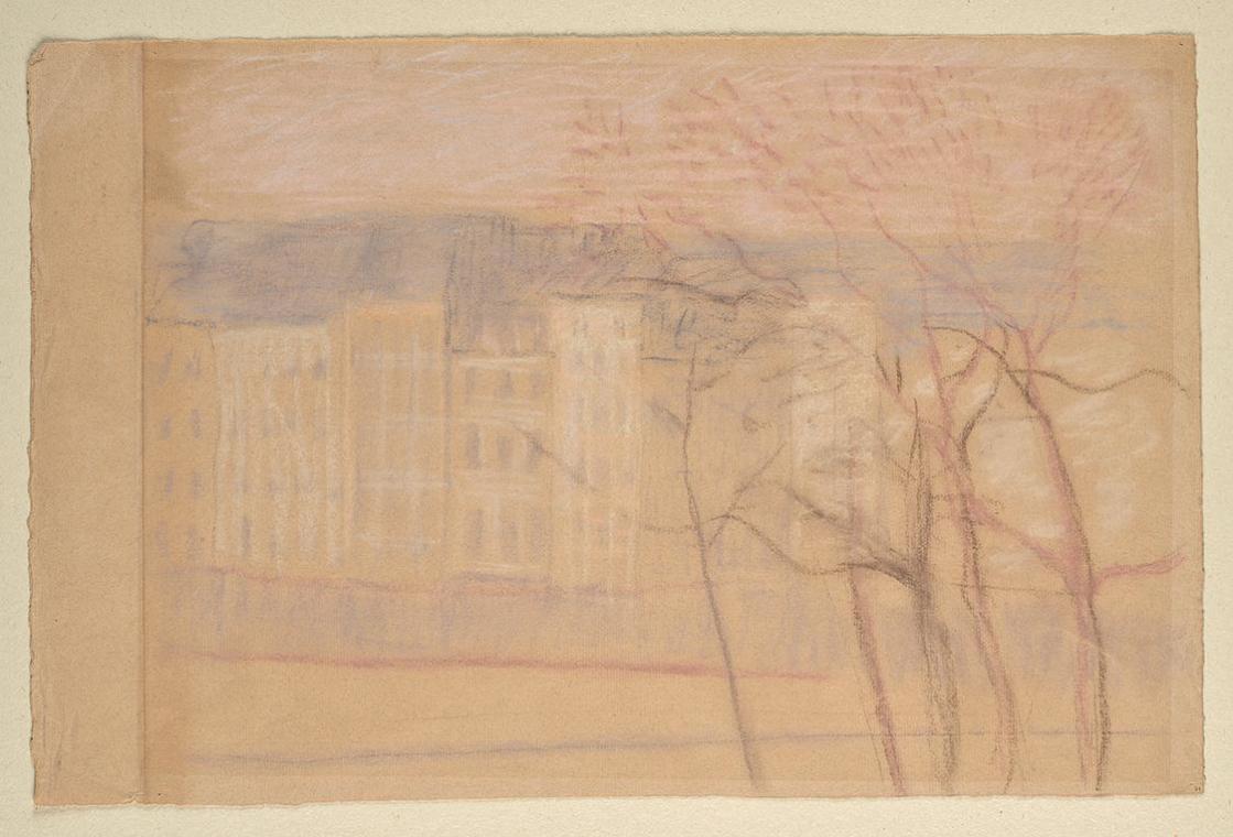 Häuserzeile in Paris, Quai d'Anjou